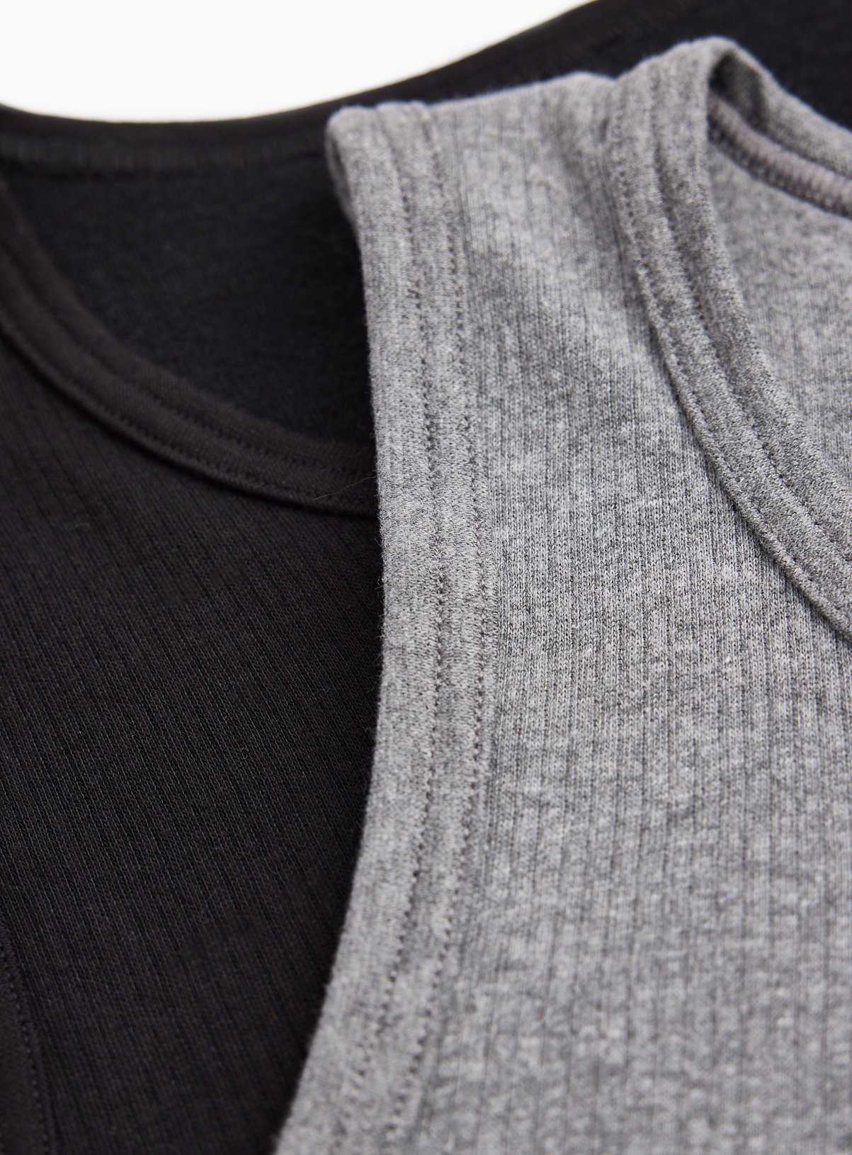 Black & Grey Thermal Vests 2-Pack XXL - Image 4 thumbnail